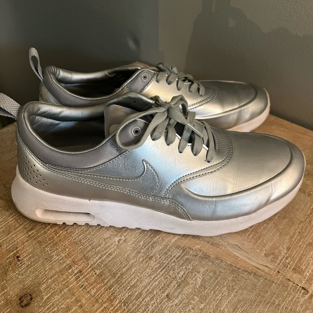 Silver air max size 9 women’s